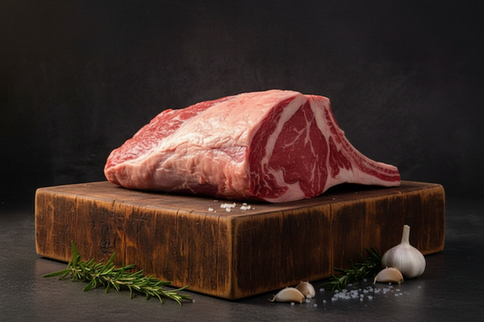 Raw goat meat cuts packaged in premium delivery box